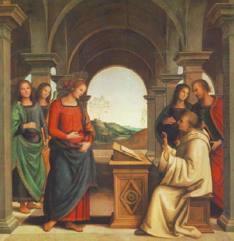 The Vision of St. Bernard af, PERUGINO, Pietro